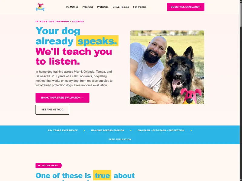 Your Dog's Favorite Uncle website